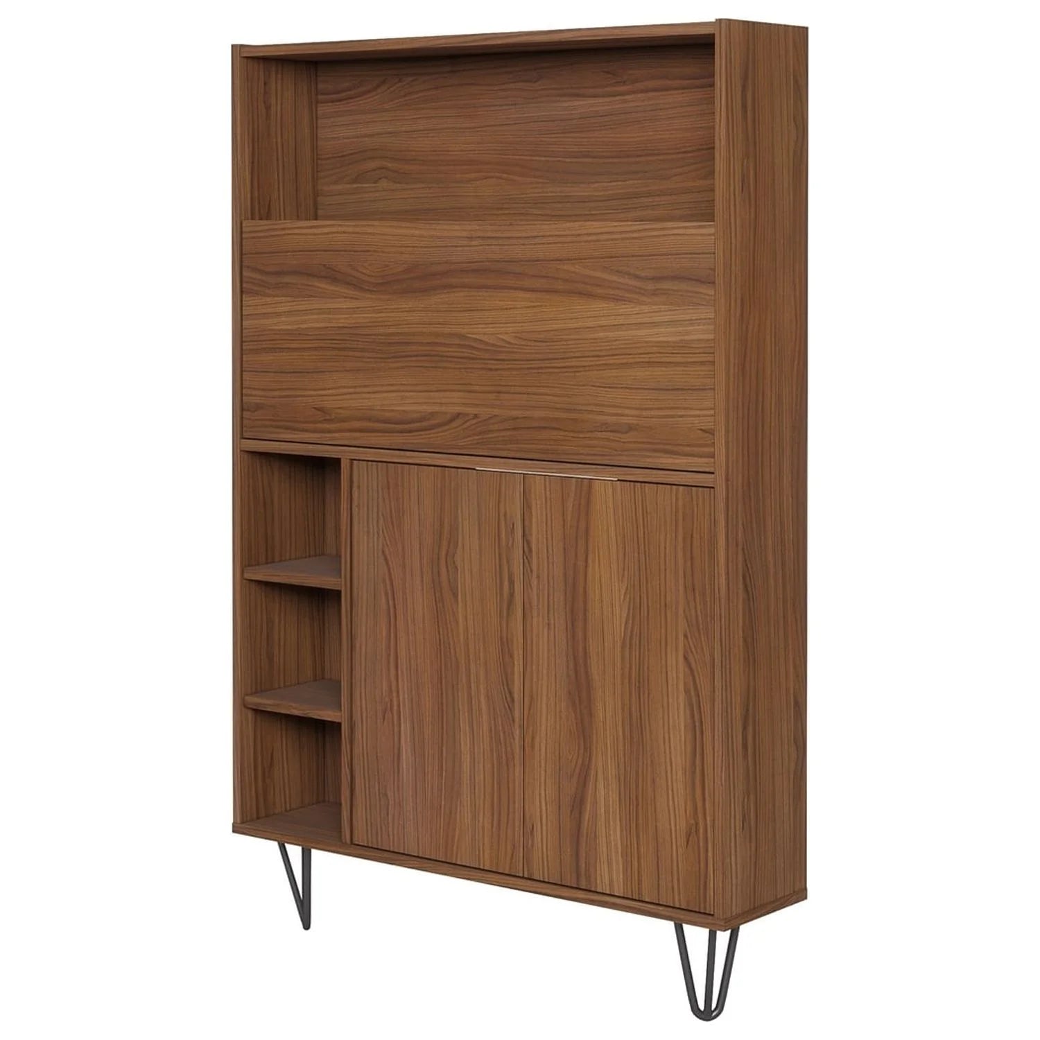 Walnut Slim Secretary Desk N92839