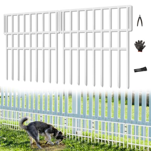 35 Panels 38 Ft X 13 in No Dig Rustproof Metal Garden Fence U39551