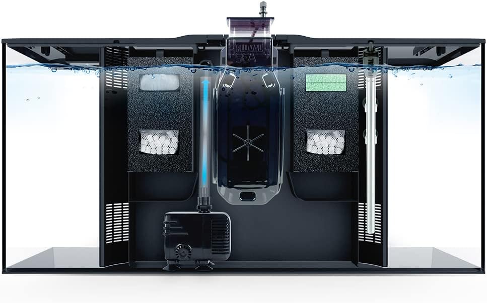 32.5 Gal Marine Salt Water Aquarium Kit with LED Lights and Filtration System X386984