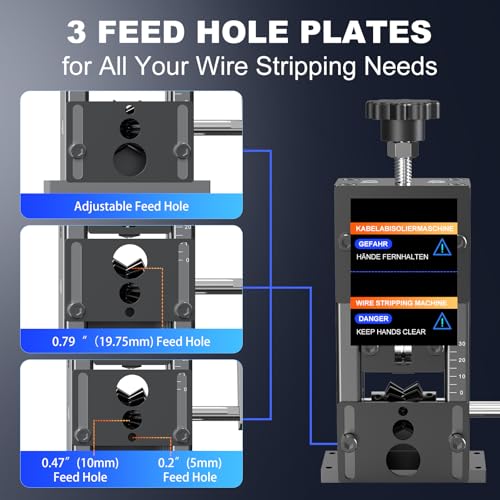 Manual Wire Stripping Machine, 0.06"-1.18" Wire Stripping Machine B314