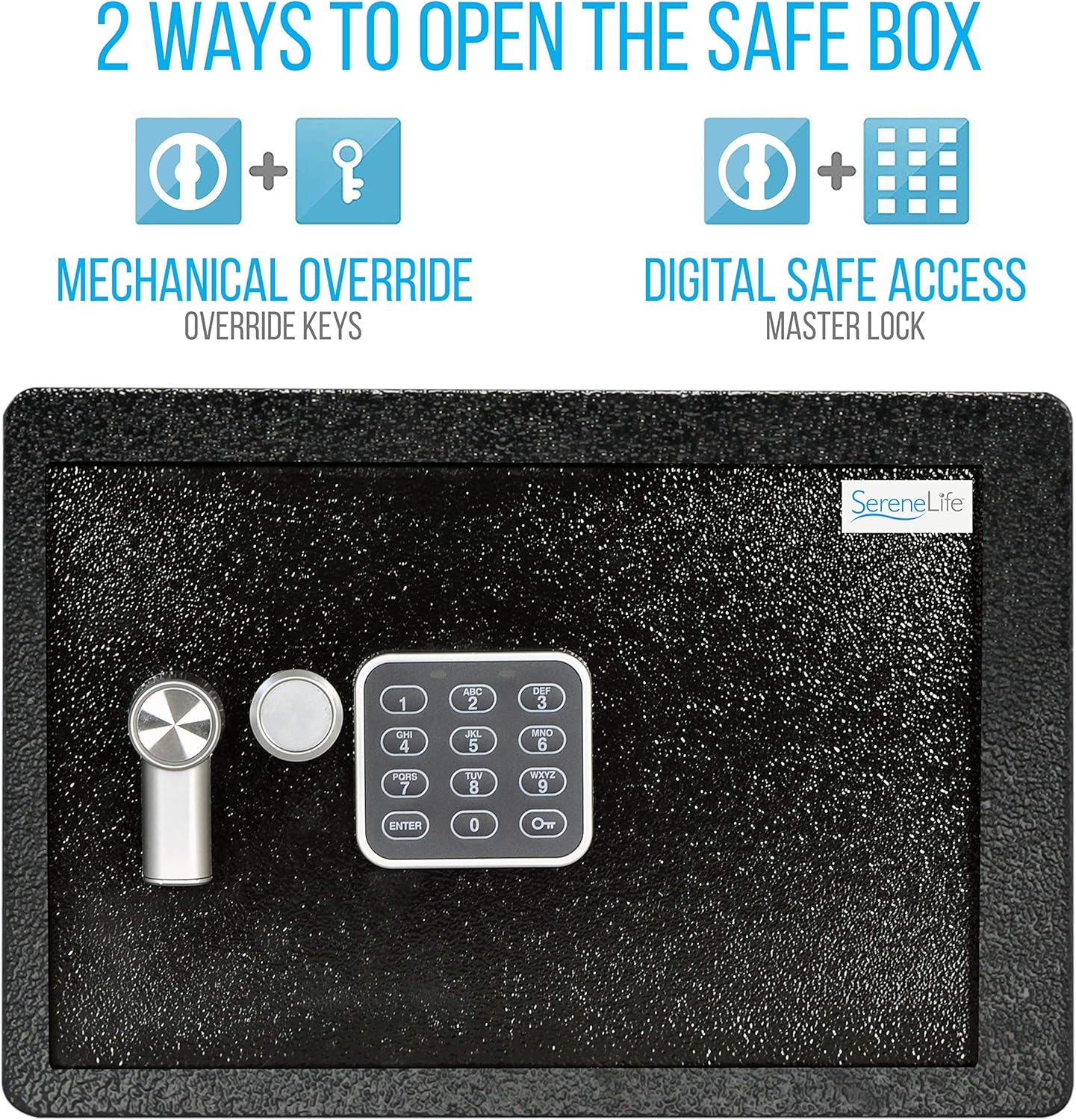 Digital Combination Lock Safe with Mechanical Override K749265