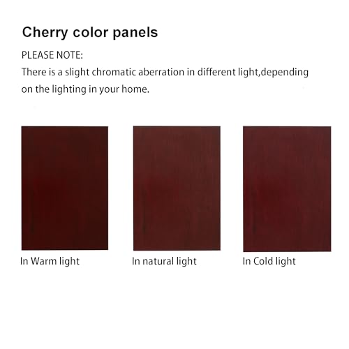 72" Tall Corner 6-Shelf Curio Cabinet with Tempered Glass Doors and Adjustable Storage Shelves (Cherry) N7638