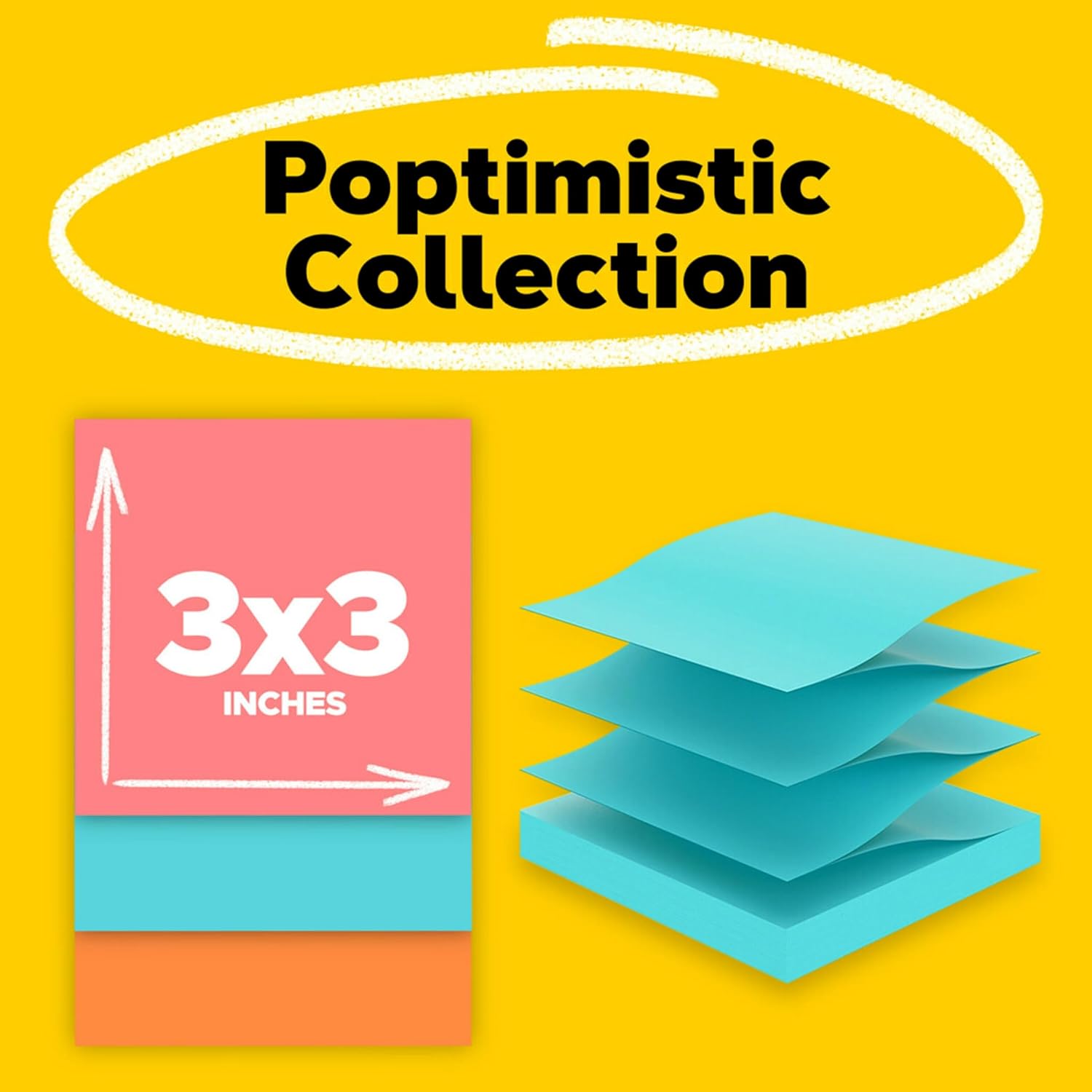 3x3 in 12 Pads Sticky Notes F8568