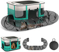 Outdoor Cat Enclosure with Tunnel Z252325