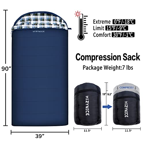 100% Cotton Flannel XXL Sleeping Bag L71783