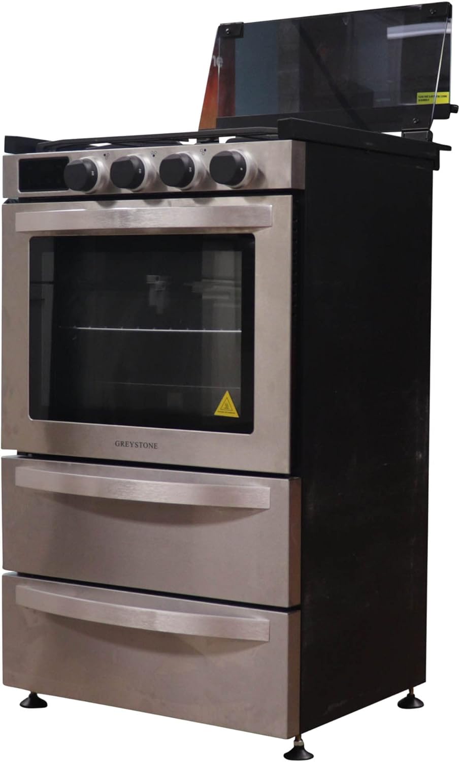 21 Inch Freestanding RV Gas Range Stove and Oven Combo 3 Burners Stainless Steel K52902