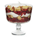 Clear 96 oz Footed Glass Trifle Bowl N6535