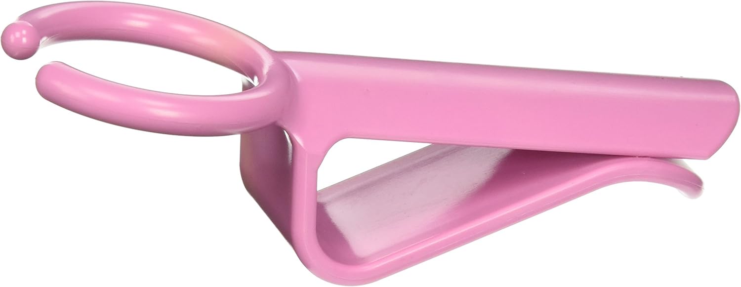 Pink Clip-On Glass Holder U2262