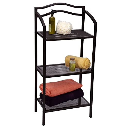 White 3-Tier Metal Bathroom Storage Shelf G20063