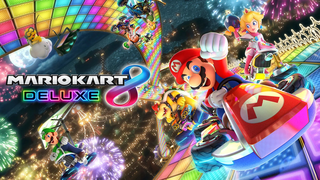 Mario Kart 8 Deluxe & 3 Month Membership, Nintendo Switch L81883