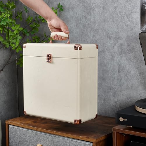 Vinyl Record Storage and Carrying Case, Holds 30 Albums T331