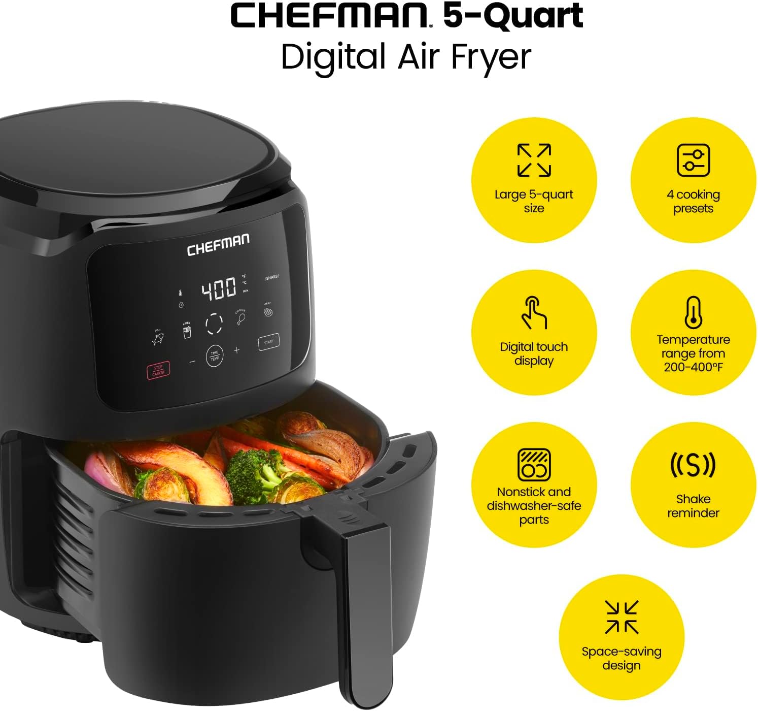 Digital Air Fryer, 5 Qt J468053