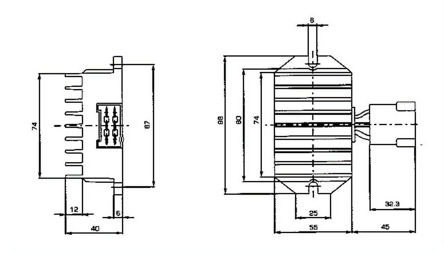 Ignition System Stator for Adler M200 M250 F6863