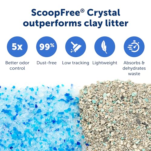 Self-Cleaning Cat Litterbox with Disposable Crystal Tray O465