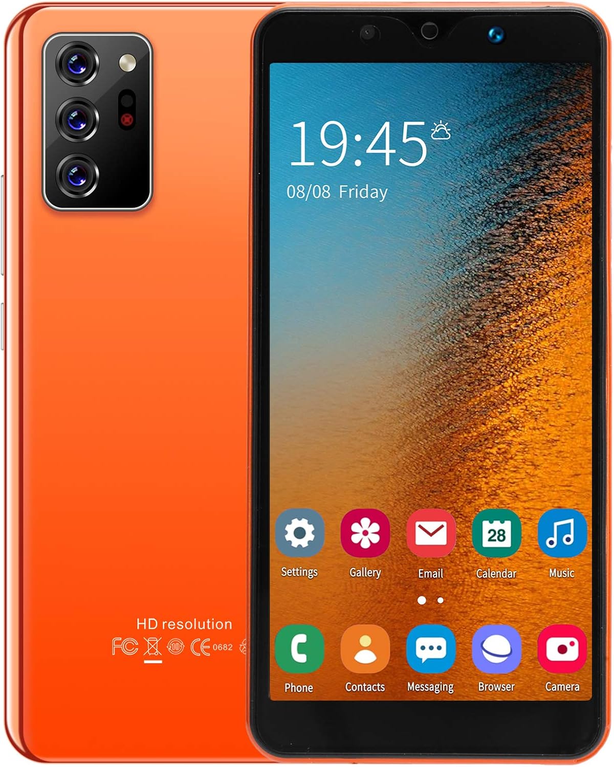 Orange 5.72in Dual SIM Unlocked Smartphone Pack of 2 K61374
