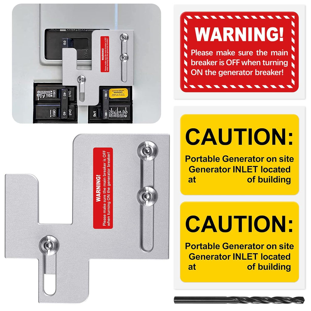 Silver Generator Interlock Kit for 150 and 200 amp Panels E109636