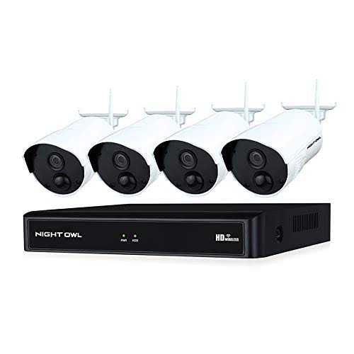 Wireless NVR with Pre-Installed Hard Drive and 1080p HD Infrared IP Cameras D630488