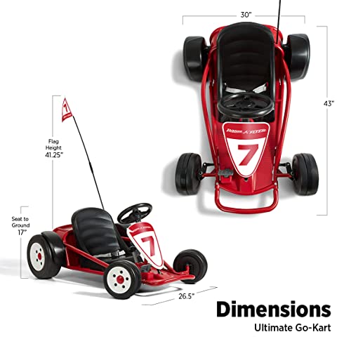 36V Battery-Powered Kids Electric Go-Kart with Adjustable Seat, Rubber Wheels, Grey F768616