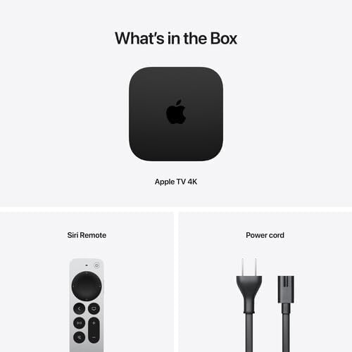 Apple TV 4K Wi-Fi (3rd Generation) with Siri Remote (64 GB) D757