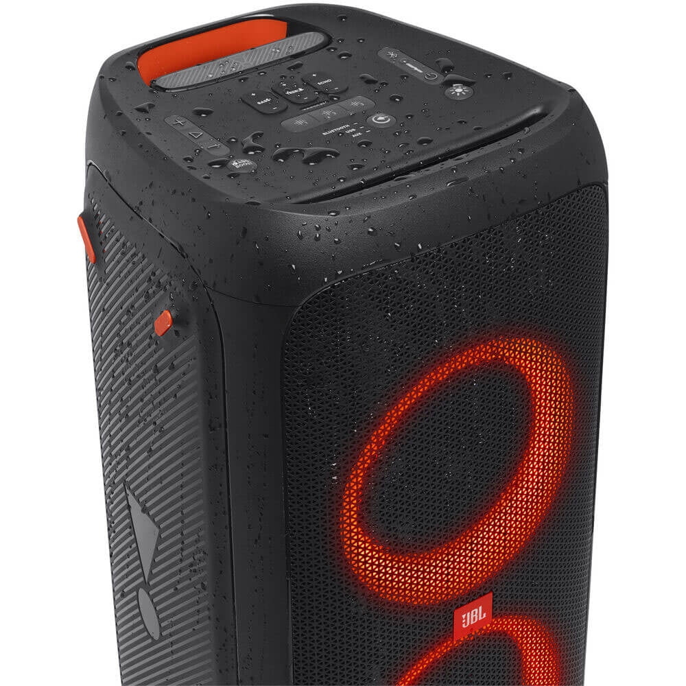 Black Portable Bluetooth Speaker with LED Lighting G5278