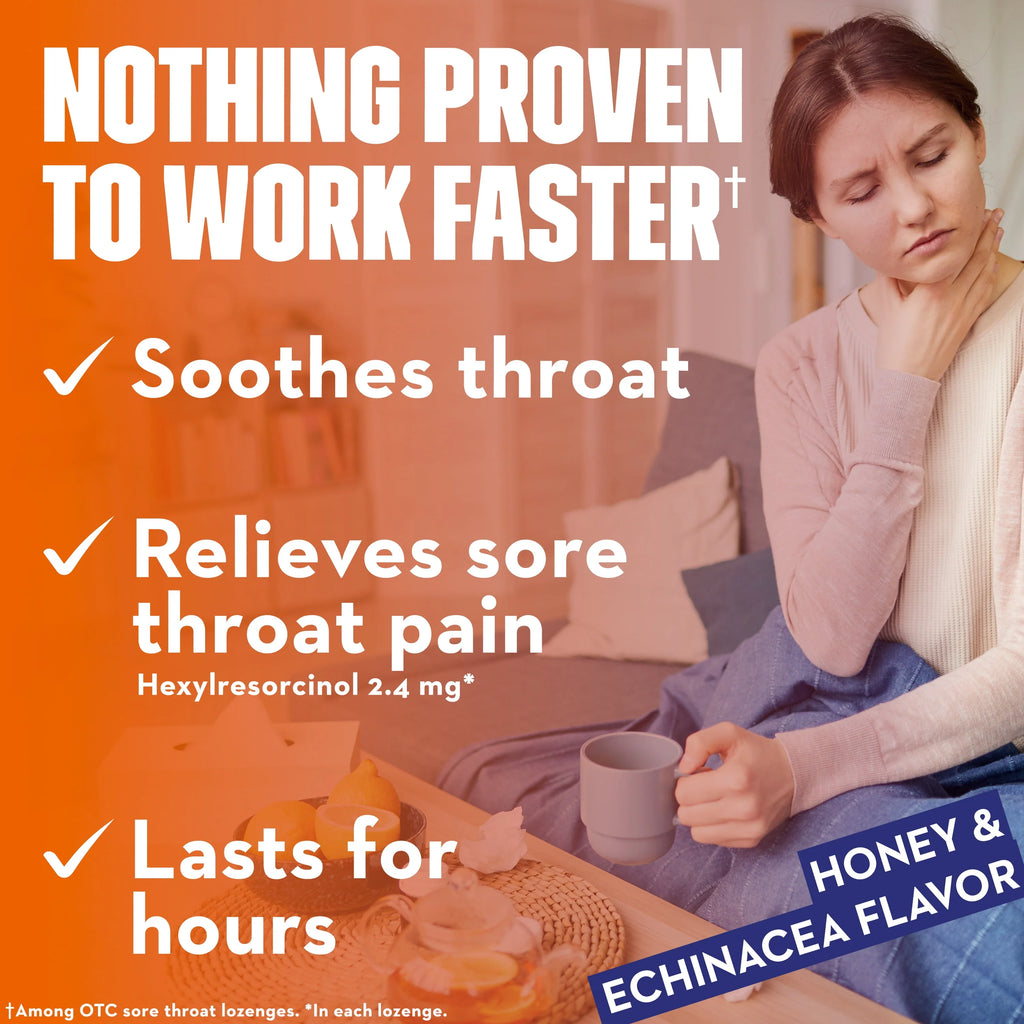 Honey & Echinacea Cough Drops, 40 Count Y8286