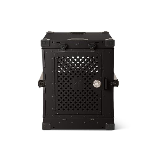 Gray 40" Collapsible Aluminum Dog Crate K478