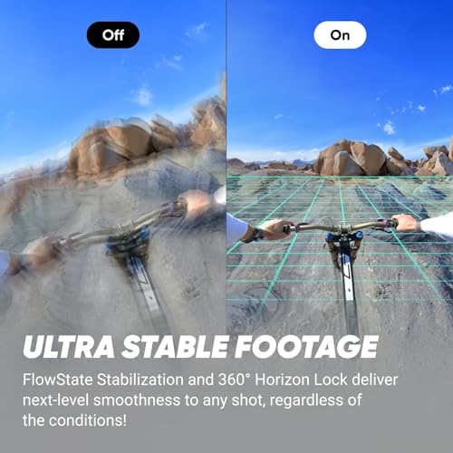 8K Waterproof 360 Action Camera with Invisible Selfie Stick V2788