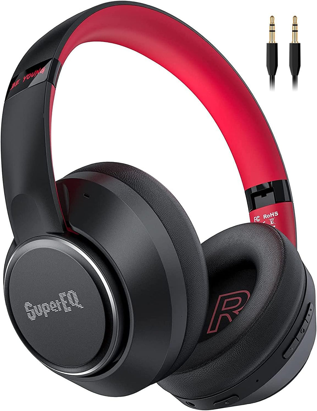 Black Wireless Over Ear Bluetooth Headset R911240