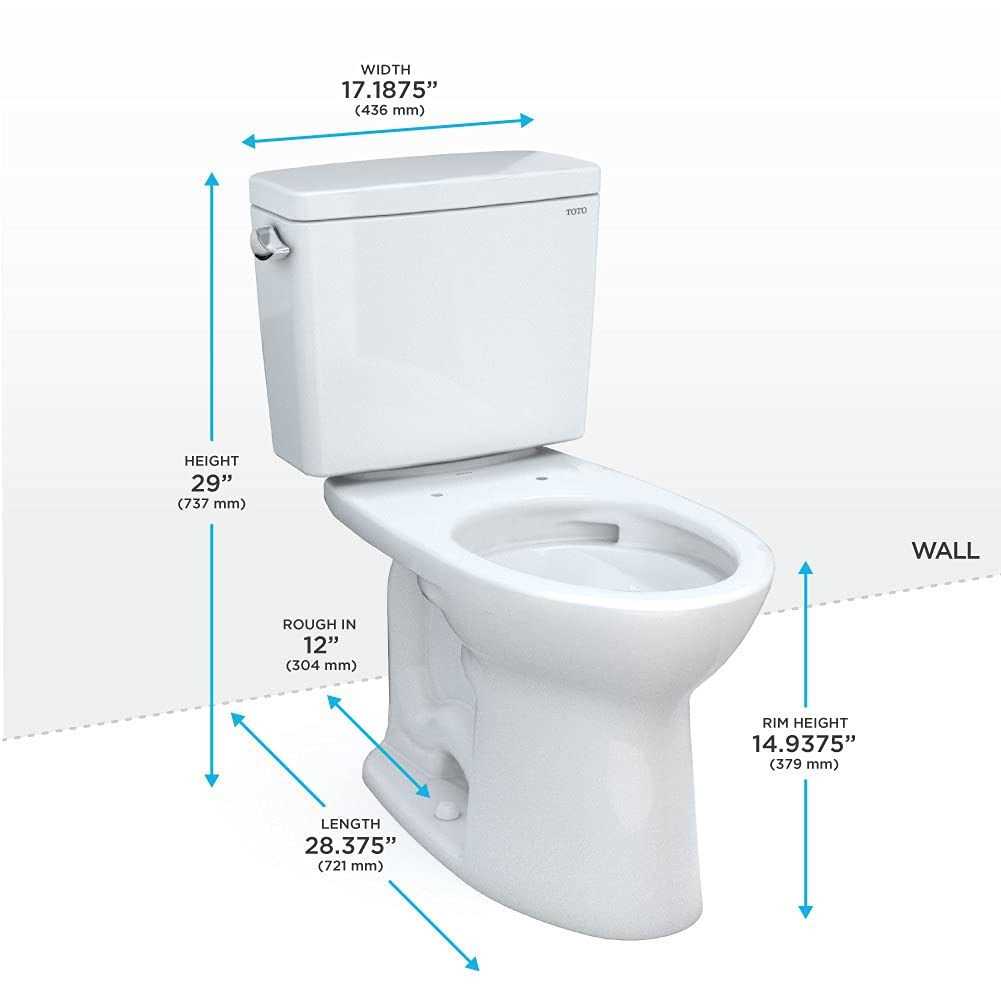 Two-Piece Elongated 1.6 GPF Toilet J1854