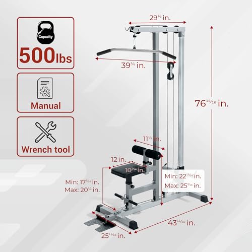 LAT Pull Down Cable Machine with Pulley S9989