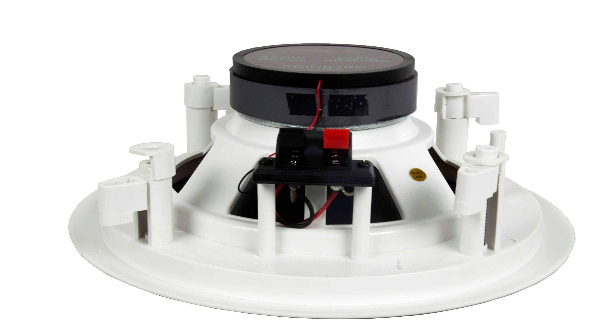 8x22 1000W Round Wall and Ceiling Speakers 2 Pair K238