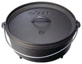 12 Inch 6 Quart Seasoned Cast Iron Camp Dutch Oven C13161