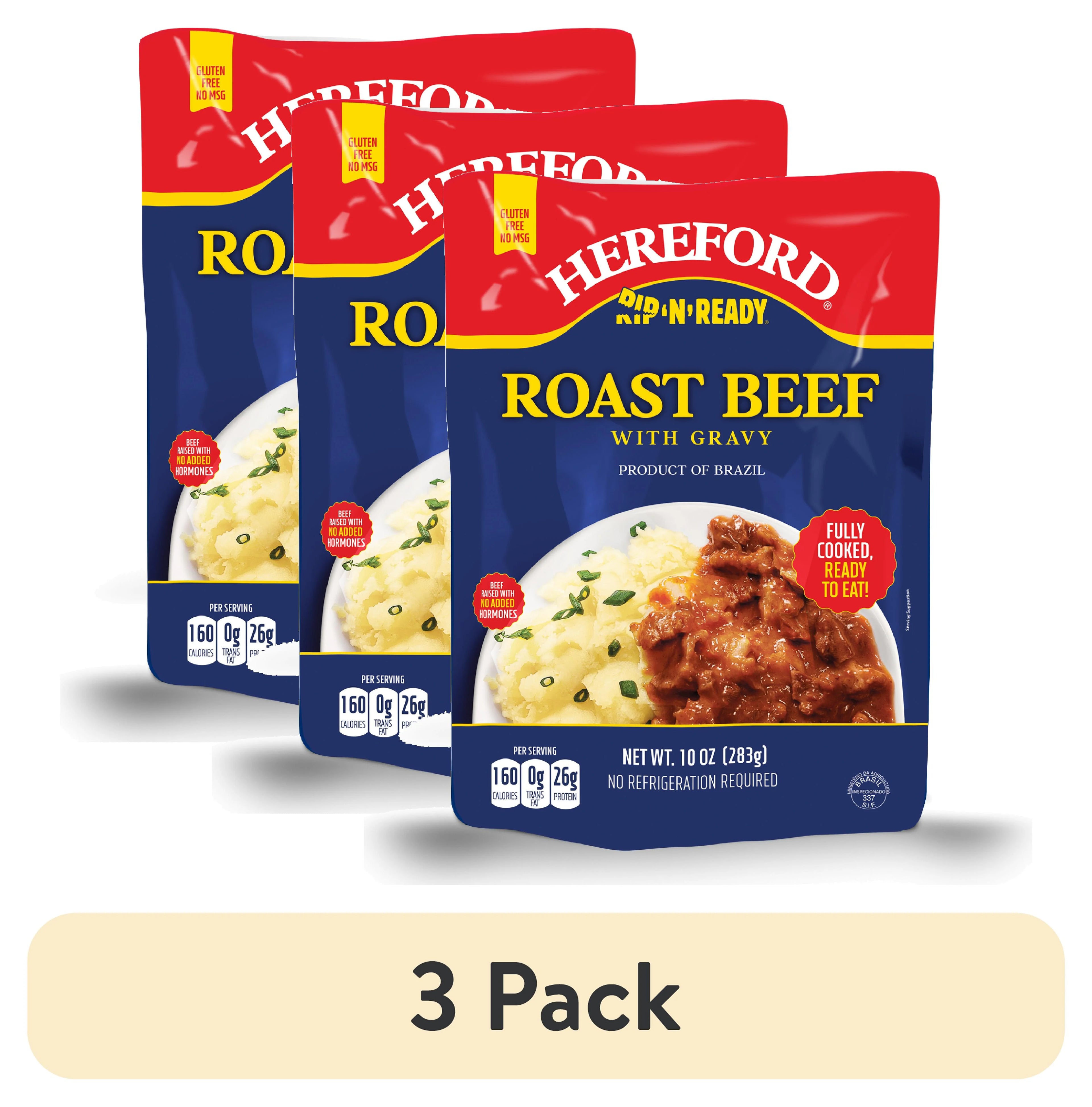 10 oz Fully Cooked Roast Beef with Gravy K292890