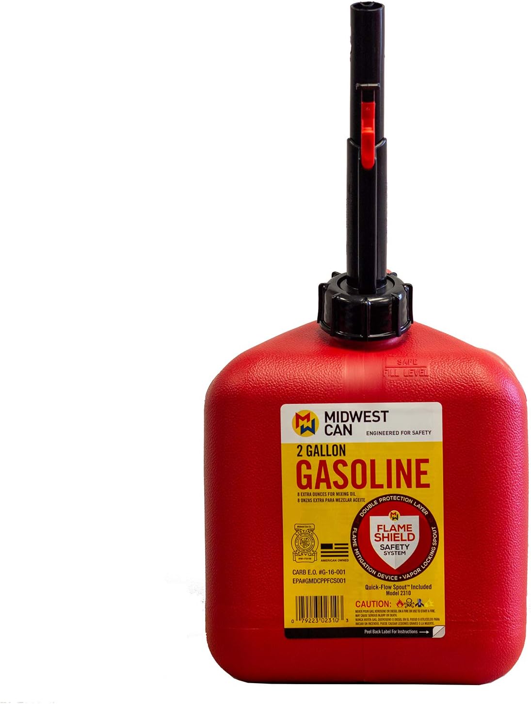 2 Gallon 8 oz. Gasoline Can M3997