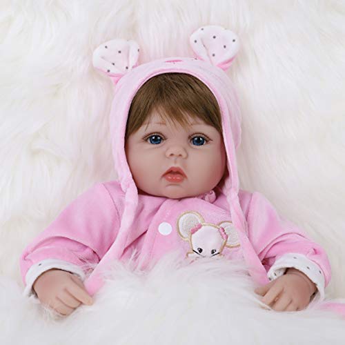 16 inch Silicone Vinyl Reborn Baby Doll Q262