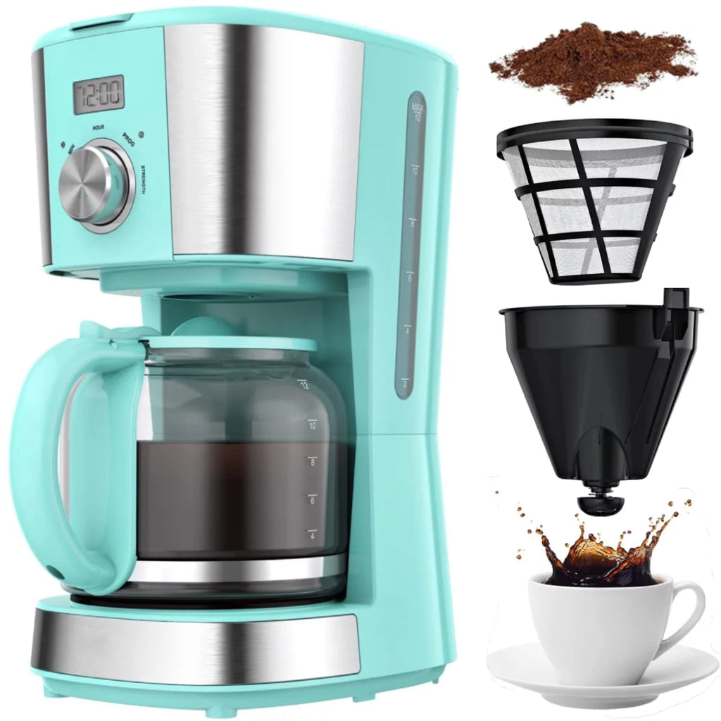 12-Cup Programmable Coffee Maker with Timer R78744
