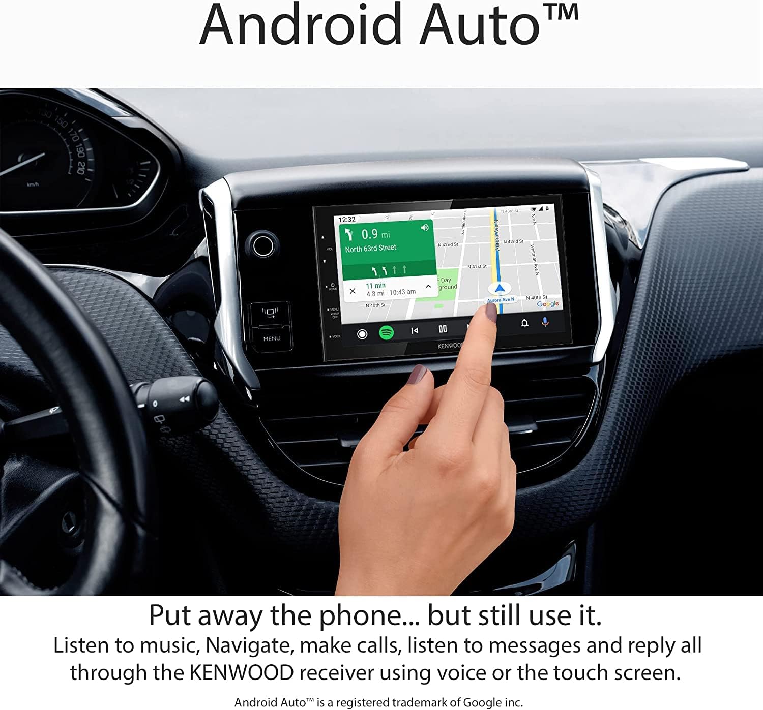 6.8" Capacitive Touch Screen Digital Multimedia Receiver with Rearview Camera Q153531