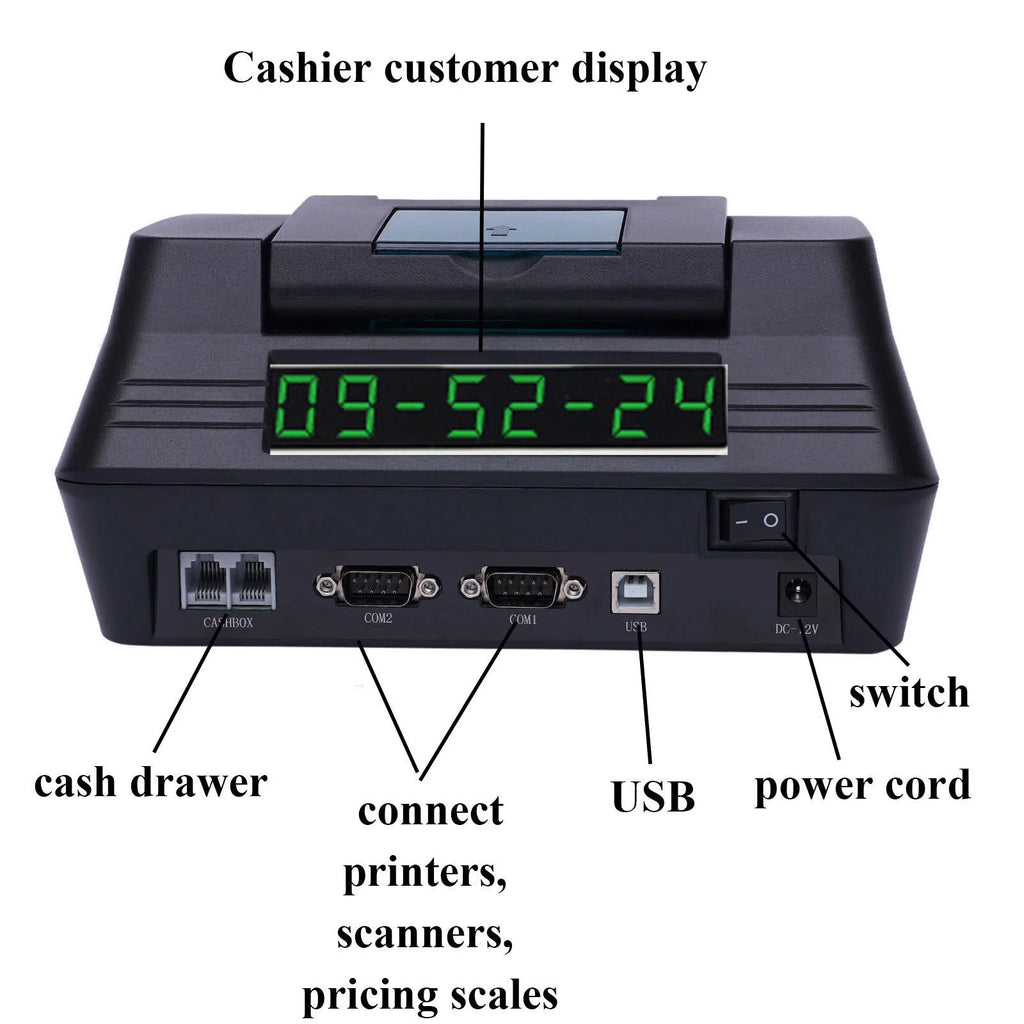 Electronic Cash Register with LCD Display O1046