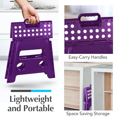 Folding Step Stool (Black) J1744