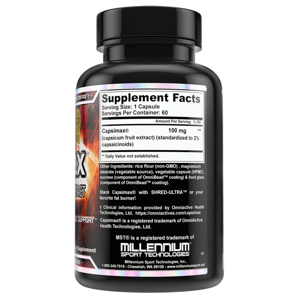 60 Servings 100mg V Capsules Weight Management Supplement S9437