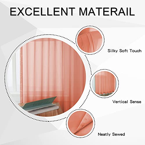 Dusty Blue Tab Top Semi Sheer Curtains, 52 x 72 inches, 2 Panels X746