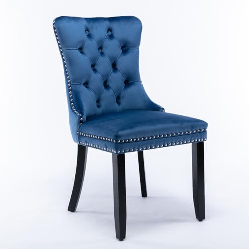 Green Velvet Dining Chairs Set of 2 Q3332