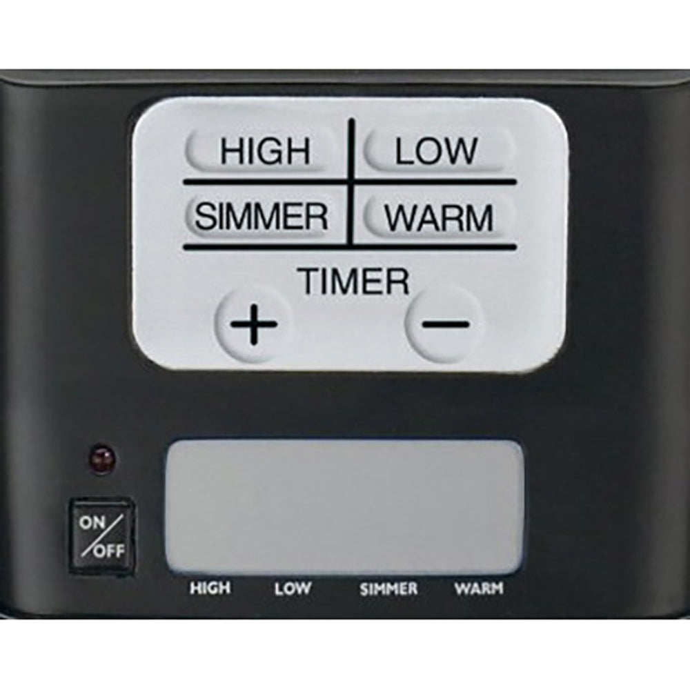 3.5 Quart Programmable Slow Cooker Brushed Stainless Steel E6612