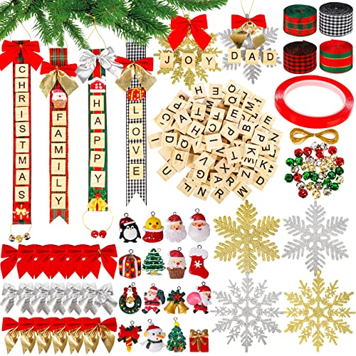 312 Pieces Christmas Ornaments DIY Xmas Arts and Crafts Decorations Supplies J2670