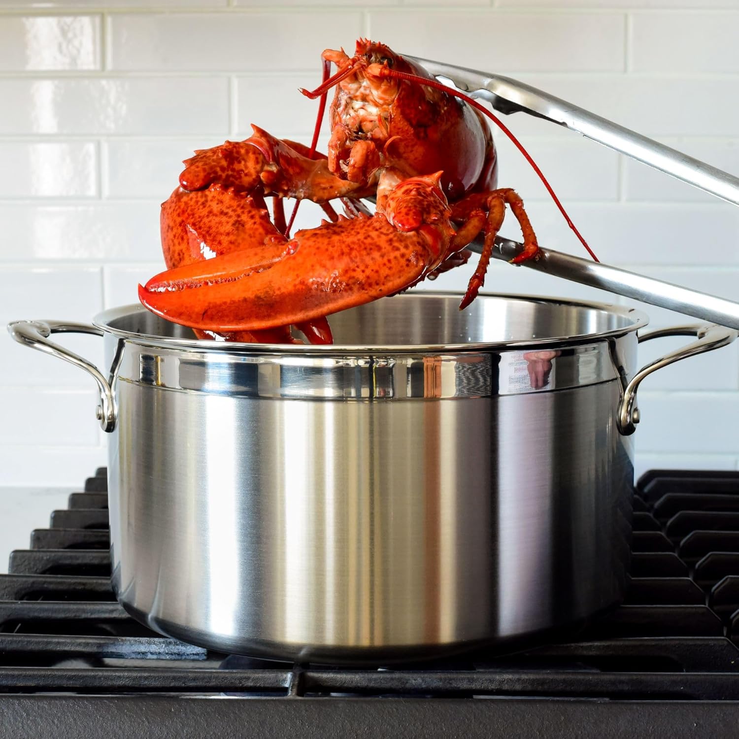 5-Piece Clad Stainless Steel Cookware Set A4300