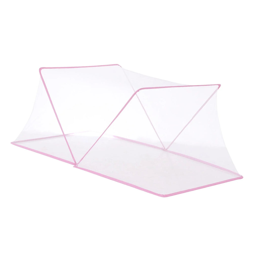 Pink 190x160x80cm Collapsible Bed Canopy M52013