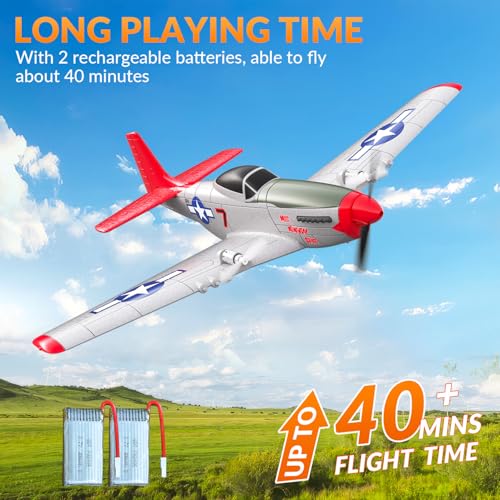 Blue 2.4Ghz 2CH Remote Control Airplane S902554