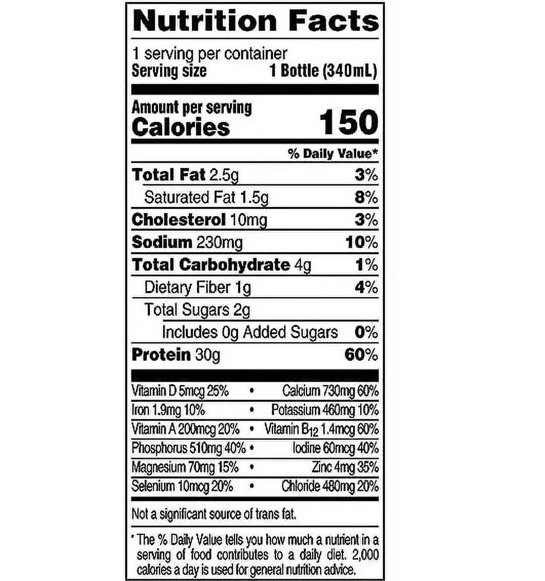 High Protein Chocolate 30g Shake, 11.5 fl.oz, 12 Pack A454