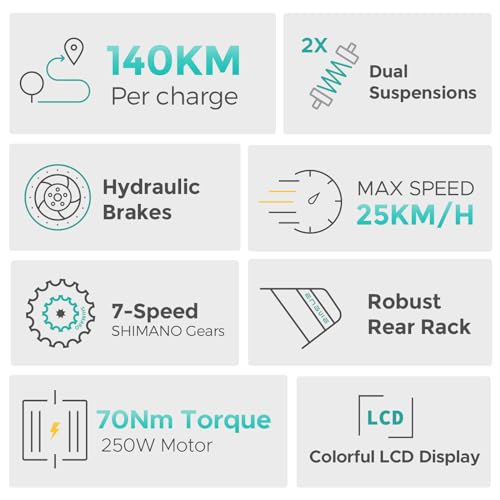 26" Fat Tire Electric Bike with 48V 16Ah Removable Lithium-Ion Battery S2261