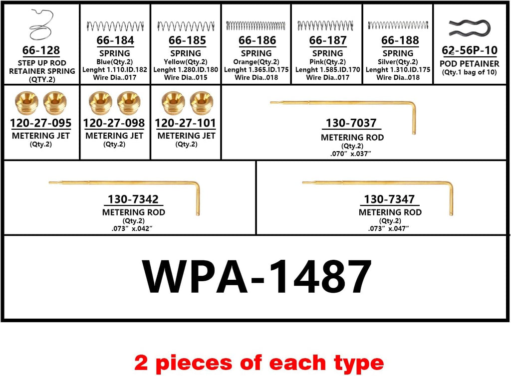 Carburetor Calibration Tuning Kit Y18828